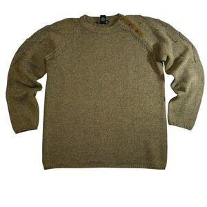 Diesel Style Lab Military Style Wool Sweater Army Green Small